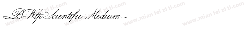 BW7tpScientific Medium字体转换